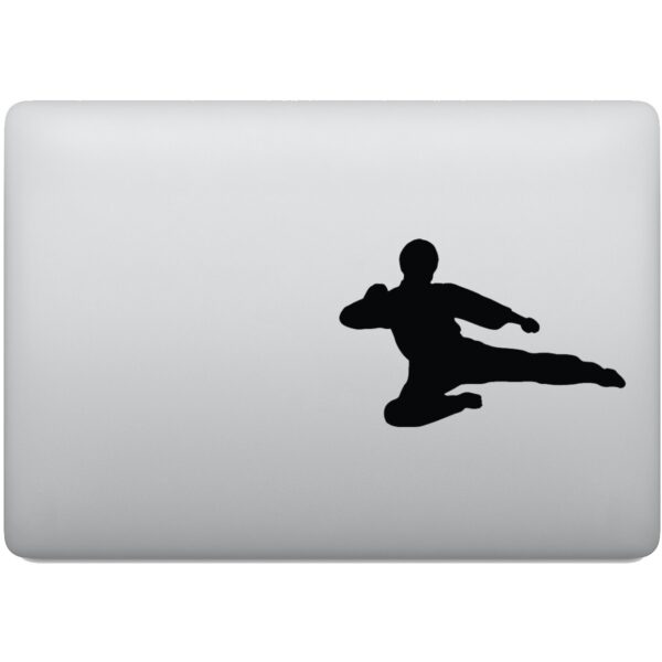 Adesivo de Notebook Golpe Voadora Artes Marciais