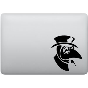 Adesivo de Notebook Médico da Peste Doutor Praga