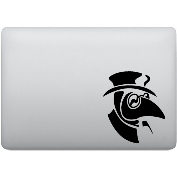 Adesivo de Notebook Médico da Peste Doutor Praga