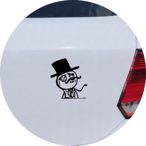 Adesivo de Carro Gentleman Meme