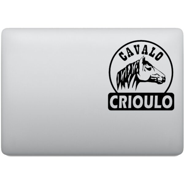 Adesivo de Notebook Cavalo Crioulo Fazenda