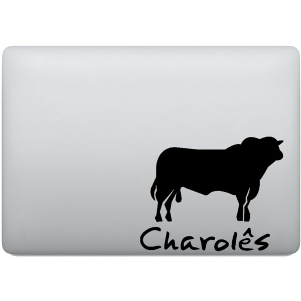 Adesivo de Notebook Boi Gado Charolês