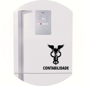 Adesivo de Casa Contabilidade Cursos Faculdade