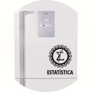 Adesivo de Casa Estatística Curso Faculdade