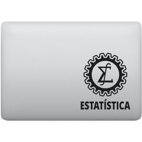 Adesivo de Notebook Estatística Curso Faculdade