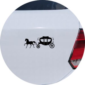 Adesivo de Carro Carruagem Real Princesa