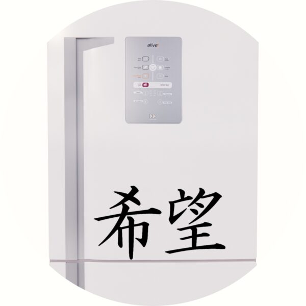 Adesivo de Casa Esperança Kanji Japonês