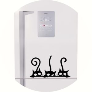 Adesivo de Casa Três Gatos Amigos Sapecas