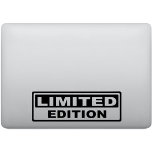 Adesivo de Notebook Edição Limitada Aviso
