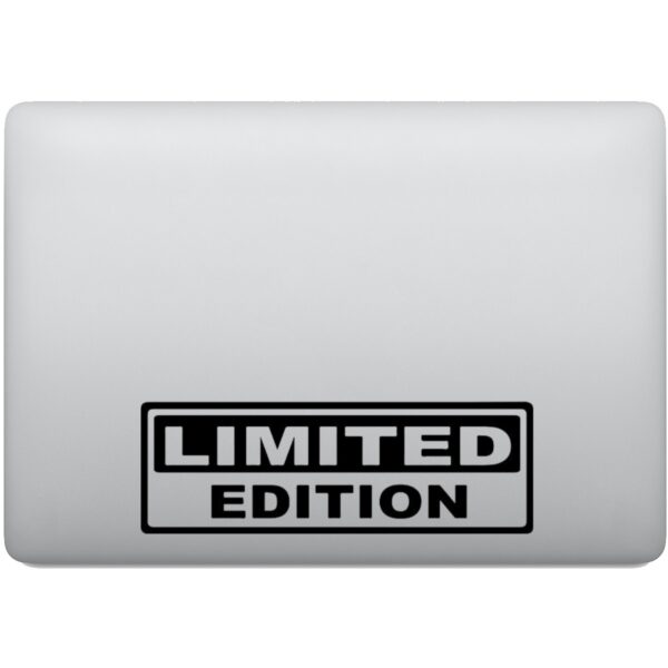 Adesivo de Notebook Edição Limitada Aviso