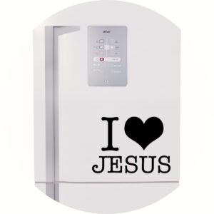 Adesivo de Casa Eu Amo Jesus