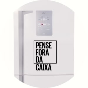 Adesivo de Casa Pense Fora da Caixa