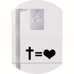 Adesivo de Casa Jesus Igual Amor Cristão