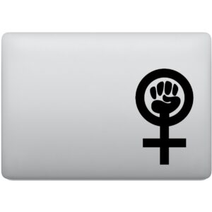 Adesivo de Notebook Feminismo Punho Símbolo