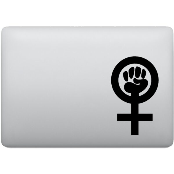 Adesivo de Notebook Feminismo Punho Símbolo