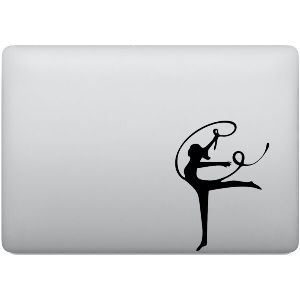 Adesivo de Notebook Bailarina Dança com Fita