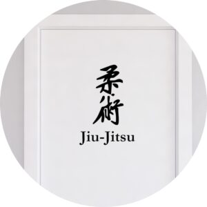 Adesivo de Casa Jiu-Jitsu Kanji Japonês