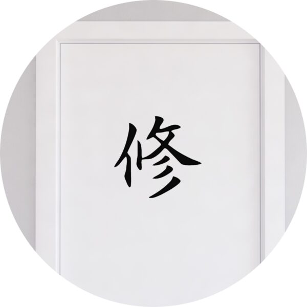 Adesivo de Casa Disciplina Kanji Japonês