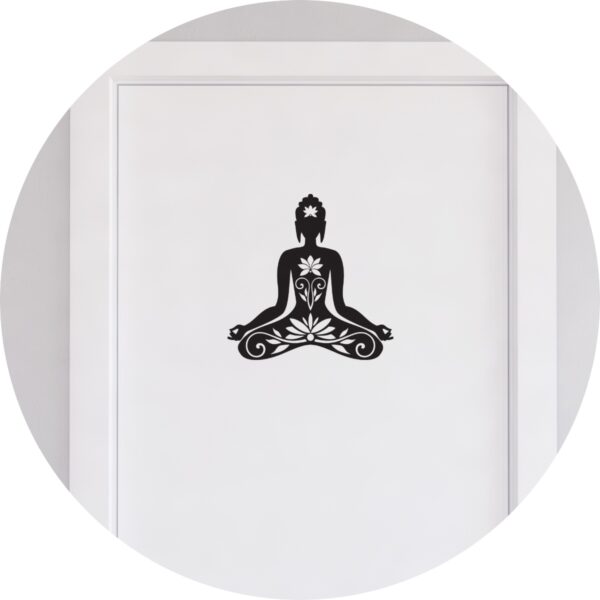 Adesivo de Casa Canais de Chakra - Meditação Zen