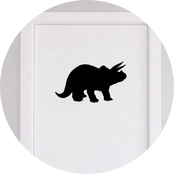 Adesivo de Casa Tricerátops Dinossauro