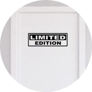 Adesivo de Casa Edição Limitada Aviso