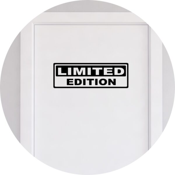 Adesivo de Casa Edição Limitada Aviso