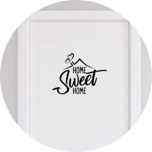 Adesivo de Casa Home Sweet Home Lar doce Lar