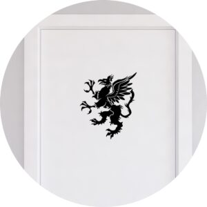 Adesivo de Casa Grifo Medieval
