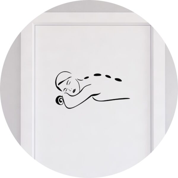 Adesivo de Casa Spa Massagem Estética Corpo