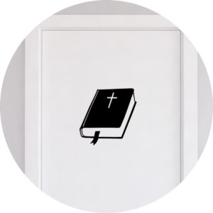 Adesivo de Casa Bíblia Sagrada de Deus