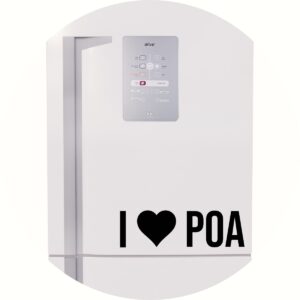 Adesivo de Casa I Love Poa - Eu Amo Porto Alegre