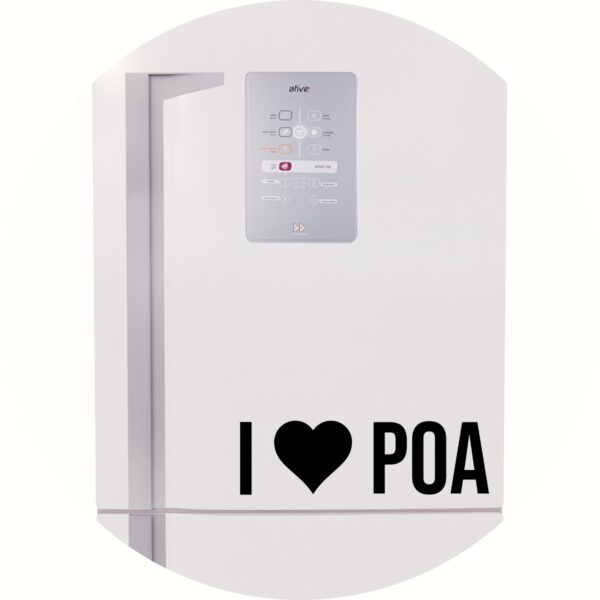 Adesivo de Casa I Love Poa - Eu Amo Porto Alegre