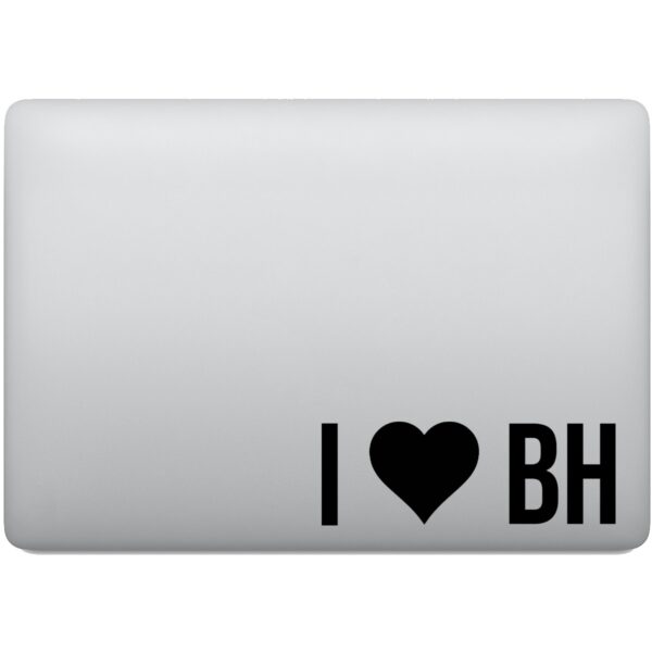Adesivo de Notebook Eu Amo Belo Horizonte - I Love BH