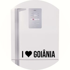 Adesivo de Casa Eu Amo Goiânia - I Love Goiânia