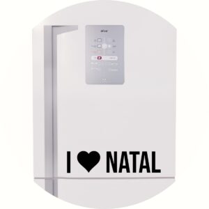 Adesivo de Casa Eu Amo Natal - I Love Natal