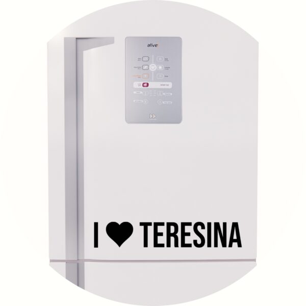 Adesivo de Casa Eu Amo Teresina - I Love Teresina