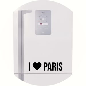 Adesivo de Casa Eu Amo Paris França I Love Paris