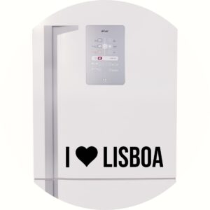 Adesivo de Casa Eu Amo Lisboa Portugal - I Love Lisboa