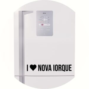 Adesivo de Casa Eu Amo Nova Iorque