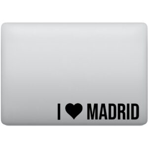 Adesivo de Notebook Eu Amo Madrid - I Love Madrid