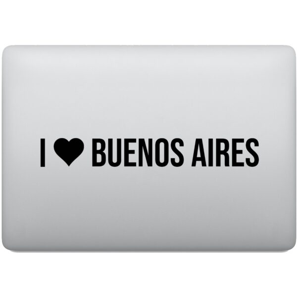 Adesivo de Notebook Eu Amo Buenos Aires - I Love Buenos