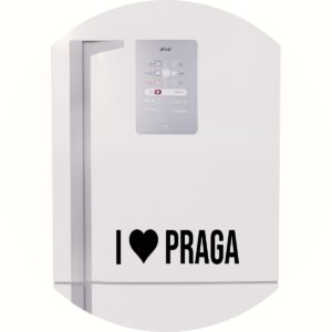 Adesivo de Casa Eu Amo Praga - I Love Praga