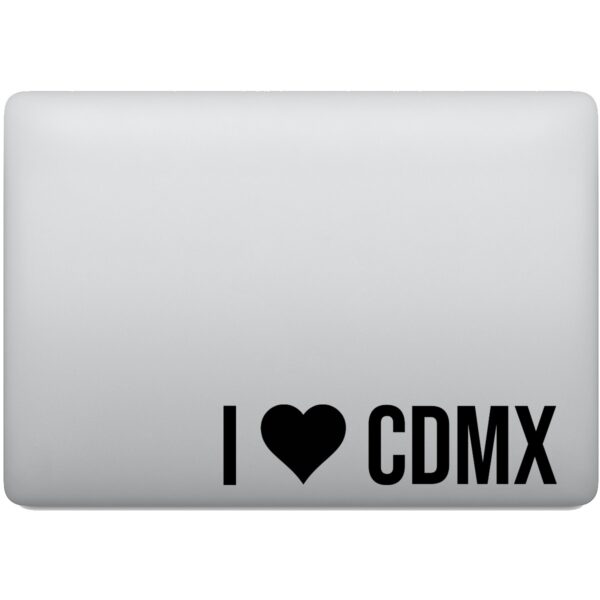 Adesivo de Notebook Eu Amo Cidade do México - I Love CDMX