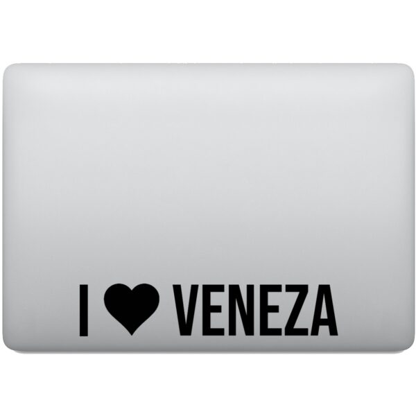 Adesivo de Notebook Eu Amo Veneza - I Love Veneza