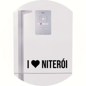 Adesivo de Casa Eu amo Niterói- I Love Niterói