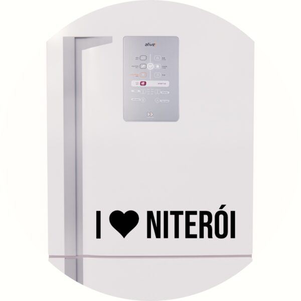 Adesivo de Casa Eu amo Niterói- I Love Niterói