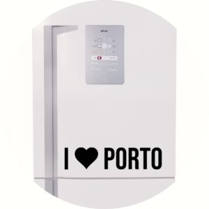 Adesivo de Casa Eu Amo Porto - I Love Porto