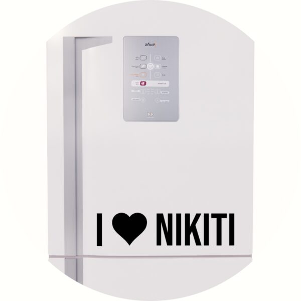Adesivo de Casa Eu amo Nikiti - I Love Nikiti