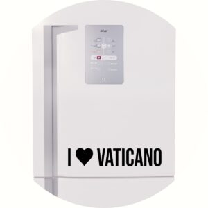 Adesivo de Casa Eu Amo Vaticano - I Love Vaticano