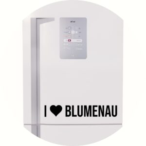 Adesivo de Casa Eu amo Blumenau - I Love Blumenau